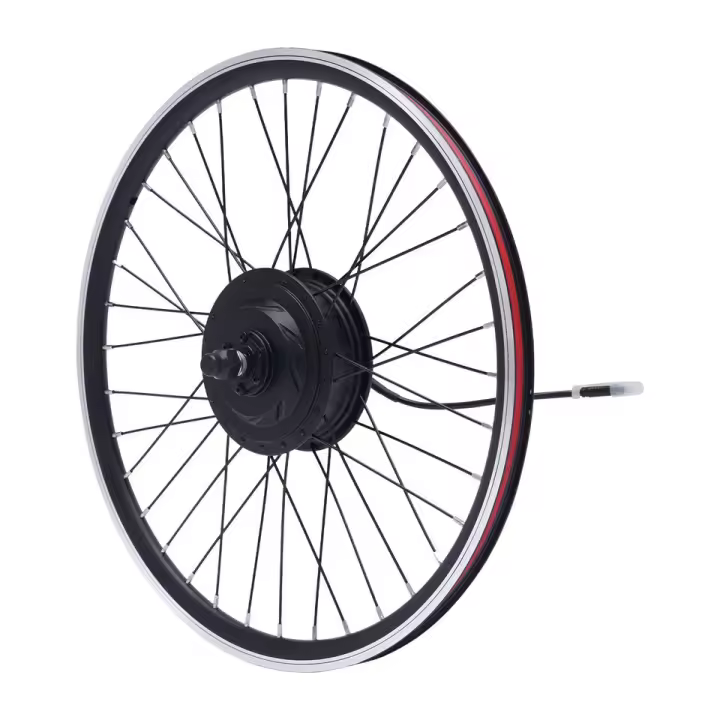 Kit de conversión de bicicleta eléctrica, Motor sin escobillas y sin dientes, 24 pulgadas, 36V, 500W - 1