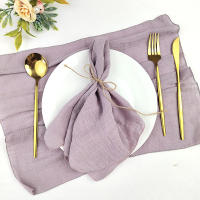 Juego de 30 telas de algodón de gasa, 30x30cm, decoración de boda, uso diario, cena, té, mesa, pueblo, servilletas de Navidad - details 20