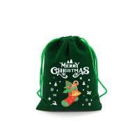 Bolsas de Terciopelo Navideñas Pequeñas 10pcs Bolsas de Dulces para Regalos - details 11