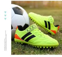 Fútbol de pelo de generación directa de fábrica para niños, niños y niñas, zapatillas antideslizantes, cierre de gancho, zapatos de fútbol con cordones gratis - details 7