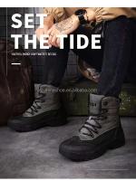 Greatshoes Zapatos de senderismo de cuero de alta calidad para hombre, botas de guardabosques personalizables para el desierto al aire libre para verano - details 6