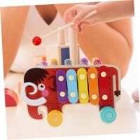 Juego de bloques de martillo de madera para niños, juguete de golpeo, juguete cognitivo, regalos de cumpleaños, 1 Juego - details 2
