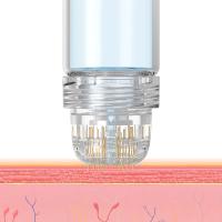 Reutilizable Hydra 20 Pin Derma Stamp titanio microaguja Hydra aguja cuidado de la piel botella para blanqueamiento rodillo para rejuvenecimiento de la piel - details 2