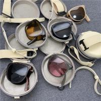 Gafas de sol plegables para mujer, lentes de diseñador de marca, UV400, Retro, a la moda, nuevas - details 7