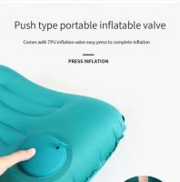 Cojín inflable de prensa de viaje, almohada Lumbar cuadrada, portátil, plegable, para exteriores - details 6