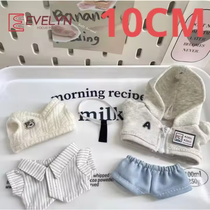 Evelyn-ropa para Mini muñeca de 10CM, accesorios para traje, abrigo, pantalones, camisa, chaleco, accesorios, traje deportivo, ropa de juguete, Love and Deepspace - 1