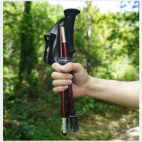 Palos de Senderismo PIONEER 2pcs Ultra Ligeros y Plegables para Trekking Nórdico en Aluminio Carbono y Tungsteno - details 12