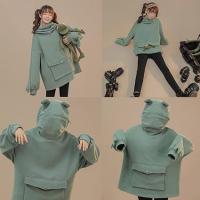 Sudadera con Capucha de Rana Casual Top de Disfraz de Cosplay para Mujeres y Niñas - details 5