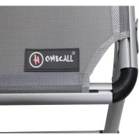 Tumbona plegable de aluminio sin sombrilla, Azul - details 30