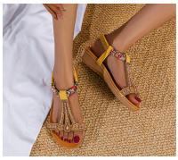 7272-1 Verano Nueva Tendencia Versátil Sandalias Cómodas Ligeras con Banda Elástica para Mujer - details 24