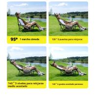 Sillas de pesca multifunción al aire libre camping plegable Portátil familiares party reclinable jardin - details 4