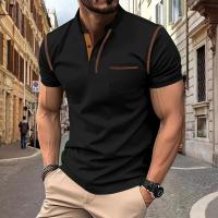 25 Verano nueva Camiseta de Manga Corta para Hombre, Polo Americano Casual de Secado Rápido - details 5