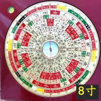 Brújula, religión, feng shui, brújula, panel de cobre puro, grabado láser, Hong Kong, Taiwán, madera eléctrica - details 7