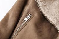 Chaqueta cálida de lana de cordero integrada de piel de ante, Otoño e Invierno - details 13
