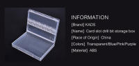 KADS Caja de Almacenamiento de Brocas de Manicura 14 Furos para Brocas de Tarjetas - details 1