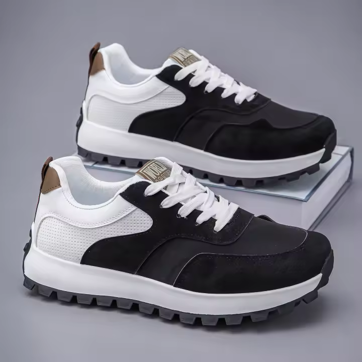 Zapatos Casuales para Hombres 2025 Estilo Deportivo de Argan Top Bajo Tela Transpirable - 1