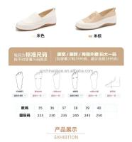 Zapatos de mujer de cuero genuino para las cuatro estaciones con diseño informal transpirable, parte inferior plana y antideslizante para caminar con un solo pie - details 2