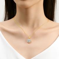 Colgante de Oro 18K y Moisanita Diseño Original AU750 100% Oro 18K Longitud de Collar de 18 pulgadas Ideal para Mujeres Joyería de Alta Gama - details 4