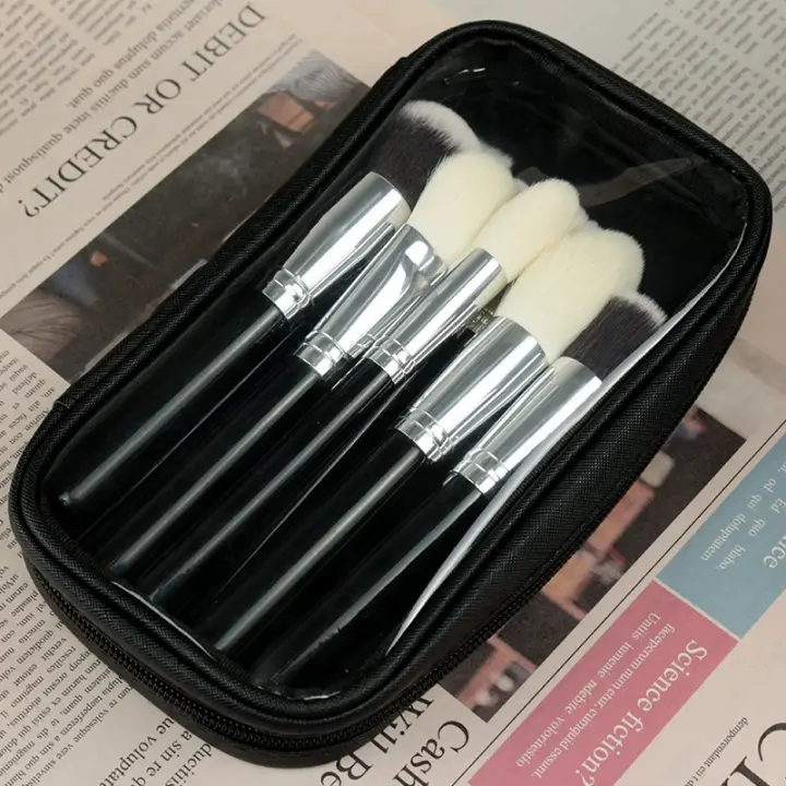 Juego de 15 brochas de maquillaje para pelo de animal Juego de brochas de maquillaje de lana auténtica - 1