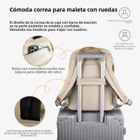 Mochila para mujer, Mochila escolar ligera para ir al trabajo, Mochila de tela Oxford, Mochila de gran capacidad, Bolsa de ordenador, Bolsa de viaje de ocio de moda - details 1