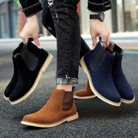2025 Botas de ante italiano para hombre, zapatos de cuero informales, estilo para caminar - details 8