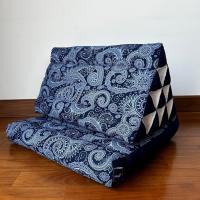 Cómodo Colchón De Suelo con Cojín De Lectura, Futón Japonés, Cama Plegable O Esterilla De Masaje Tailandés, 170 x 53 cm, Azul Claro - details 273