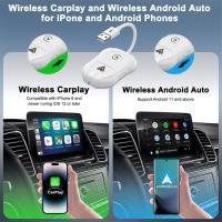 Adaptador inalámbrico Carplay Android Auto, Dongle Plug & Play, para todos los coches con cable CarPlay, IOS 10 + Android 11 + teléfonos - details 2
