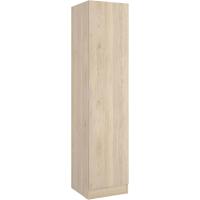 Armario ropero de 1 Puerta, Madera de ingeniería, Roble Natural, 184x41x52 cm - details 0