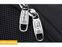 Mochila de gran capacidad para hombre, bolsa de viaje con compartimento para zapatos, capacidad expandible, con interfaz USB - details 14
