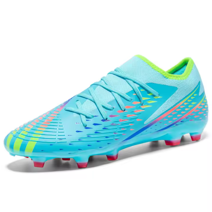 Zapatos de Fútbol Profesionales para Hombres Antideslizantes, de Calidad, para Entrenamiento en Hierba Exterior Suela de TPU Tecno PTPP Microfibra Transpirable Talla Unisex - 1