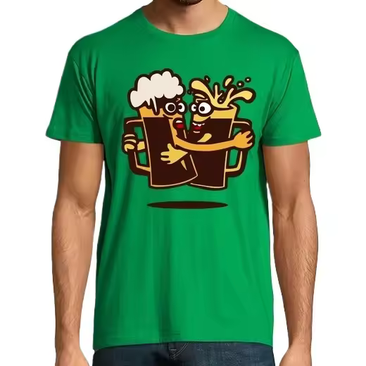 alcohol Camisetas CERVEZA,Pack Regalo Camiseta Personalizada - 1