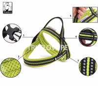 Truelove-arnés de nailon acolchado de malla suave para perro, chaleco de seguridad reflectante de 3M, fácil de poner, para mascotas, resistente a tirones, 5 colores - details 6