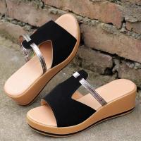 Sandalias Matsuke de tacón alto con punta abierta, huecas, con suela gruesa y talla grande para mujer, ropa de verano. - details 12