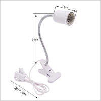 Bombilla halógena de 50W incluida, lámpara de calor para reptiles, cuello de cisne ajustable, lámparas de calefacción para acuario, Terrario de tortuga, lagarto, serpiente - details 1