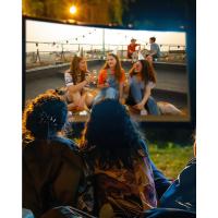 Proyector inteligente de 33000 lúmenes 4K con enfoque automático/trapezoidal, proyector portátil 1080P Full HD Nativo Cine en casa/exterior WiFi6 Bluetooth5.2 para móvil/PS5 - details 5