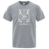 Camiseta con Estampado de Leyenda Vikinga para Hombre, Prenda de Algodón, Manga Corta, Estilo Retro, Valhalla Odín, Camisa Clásica de Verano, 2022 - details 16