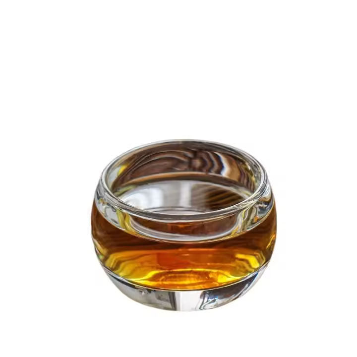 Taza de cristal transparente dedicada a Kung Fu para el hogar, resistente a altas temperaturas, taza de té pequeña gruesa de alta gama - 1