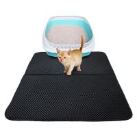 Alfombra de Arena para Gatos Protector de Piso de Doble Capa Impermeable Autolimpiante para Caja de Arena Gama de Tamaño Todo Tipo de Raza - details 0