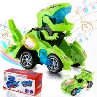 Transformador de Coche con Luces y Música, Dinosaurio, Juguetes Infantiles, Regalos - details 12