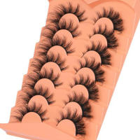 Pestañas de simulación suaves, maquillaje cómodo, fácil de usar, fiesta diaria, viaje, 7 pares - details 6