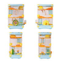 Jaula para hámster SMELL & SMILE con accesorios y rueda de ejercicio - details 3