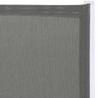 Silla de jardín apilable Deluxe Tailandesa |   De aluminio y textileno |   Tamaño 55x60x86 cm. |   (2, Negro y Marrón) - details 14