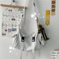 Bolso cruzado de Lienzo a la Moda para Mujeres Bolso de Hombro de Color Sólido, Gran Capacidad, Estilo Casual para Mujeres y Hombres jóvenes - details 18