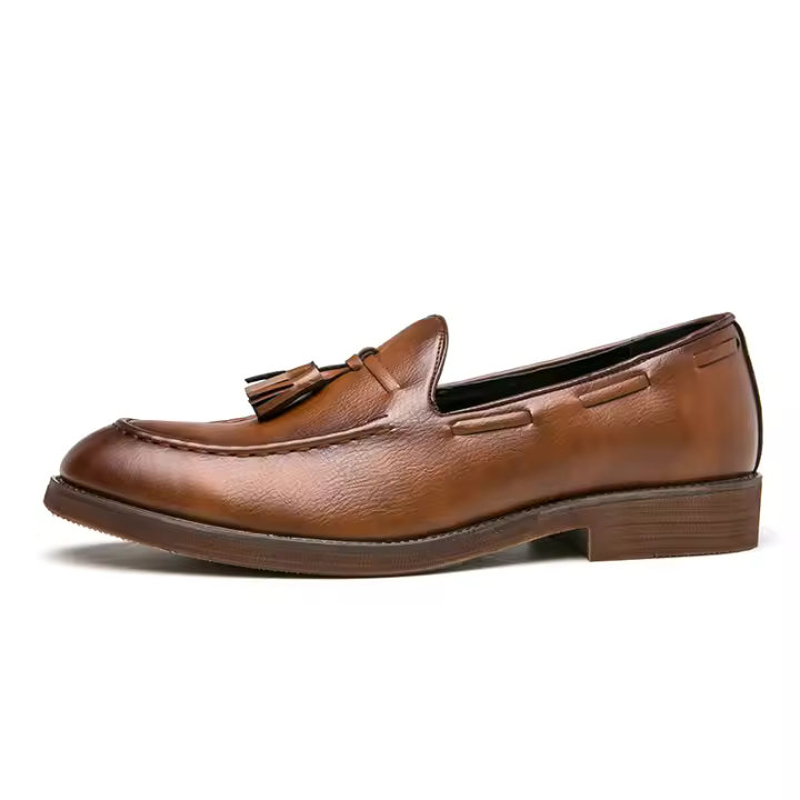 Ropa Oxford para hombre, zapatillas clásicas sin cordones, oficina formal y negocios Atos 4 f - 1