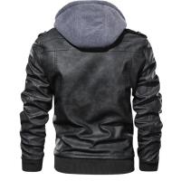 Chaqueta de Cuero Para Hombres Otoño 2025 Estilo Motero Casual Ligera Talla EU SA722 - details 6