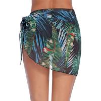 Conjunto de Bikini Transparente Pantalones Cortos Estampados para Mujer Traje de Baño - details 4
