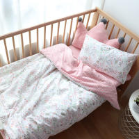 Juego de Ropa de Cuna para Bebé de Algodón Kit de Dormitorio de Niño y Niña con Funda de Edredón, Sábana, Funda de Almohada Decoración de Habitación de Niños - details 6