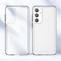 KEYSION Funda a prueba de golpes Samsung A55 5G, A35, A25, A15, A05, funda trasera de teléfono transparente de silicona suave TPU para Galaxy A05S - details 1