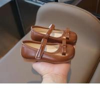 Zapatos de cuero para niñas, calzado de estilo coreano con fondo suave y pajarita, planos versátiles y elegantes, novedad de otoño, 2024 - details 7