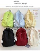 Mochila de viaje de gran capacidad, novedad de 2025, mochila escolar sencilla de Color sólido para estudiantes, Mochila deportiva, bolsa para ordenador - details 16
